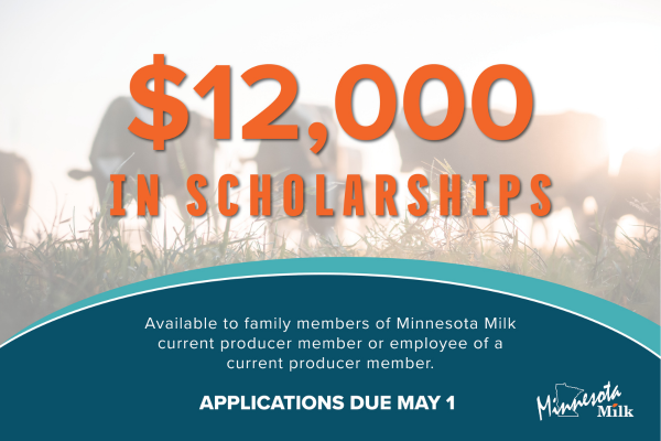 MN Milk scholarships promo 2025